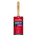 Wooster 3" Flat Sash Paint Brush, Silver CT Polyester Bristle, Wood Handle 5222